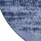 Homeroots 6' Denim Blue And Navy Blue Round Abstract Indoor Outdoor Area Rug 545952 - alternate 9