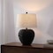 Jonathan Y Alaro 24.5" Farmhouse Coastal Water Hyacinth Basket LED Table Lamp, Black JYL6501D - alternate 9
