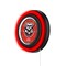 Holland Bar Stool University of Georgia Bulldog  15 Double Neon Wall Clock Clk15BK - alternate 5