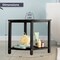 Lavish Home Corner Shower Bench Water Resistant Shower Stool for Inside Shower, Bathroom, or Sauna Foot Rest ST-BATH8-BLK - alternate 10