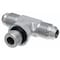 Gates Male JIC 37 Flare on Run to Male O-Ring Boss - Tee SAE to SAE G60350-0808 - alternate 3