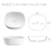Anzzi Siena Series 17 in. Ceramic Rounded Vessel Square Bathroom Sink Basin in White LS-AZ925 - alternate 8