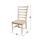 Whitewood Industries Set of Two Solid Wood Haven Dining Chairs, Unfinished C-92P - alternate 7