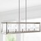 Jonathan Y Anna 38.5" Linear 5-light Metal/Glass LED Pendant, Nickel JYL7414B - alternate 14