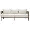 Homeroots 78" Beige Polypropylene Aluminum Sofa 667651 - alternate 8