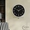 Clockswise 16-in Round Quartz Wall Clock Non-Ticking Battery Operated with Silent Sweep Movement,  QI004745.BK.16 - alternate 10