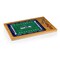 Picnic Time Family Of Brands NFL Seattle Seahawks - Football Field - Icon Glass Top Cutting Board & Knife Set 910-00-505-284-2 - alternate 1