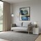 Homeroots 59" Gray Polypropylene Sofa 667662 - alternate 7