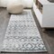 Jonathan Y Ancient Faded Trellis Gray/Turquoise 2 ft. x 8 ft. Runner Rug SOR206A-28 - alternate 1