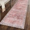 World Rug Gallery Vintage Inspired Machine Washable Non Slip Runner Rug 2 ft 6 in x 6 ft Red 6029RED26X6 - alternate 1