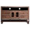 Homeroots 62" Brown Solid Wood Cabinet Enclosed Storage Distressed TV Stand 528715 - alternate 6