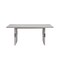 Homeroots 72" Natural Wood Double Pedestal Base Dining Table 630378 - alternate 1