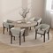 Manhattan Comfort Blake Dining Armchair in Greige, 4PK 4-DC102AR-GE - alternate 1