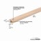 M-D Building Products Hardwood, Unfinished, 72 in L, 1.5 in W 48931 - alternate 5