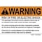 Panduit Adhesive Arc Flash Labeling, 3 1/2 in Height, 5 in; 5 in Width, Polyester Adhesive PPS0305W2200 - alternate 1