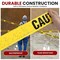 Pyle Caution Tape Set, Caution, Yellow, 3 in Wide x 656 ft Length, Polyethylene, 0.0012 inches per roll PCNTX6 - alternate 10
