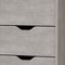 Homeroots 18" Gray Five Drawer Standard Chest 552267 - alternate 9