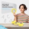 Enday Masking Tape, 1" x 60 Yards, Yellow, 6PK 8139-6 - alternate 5