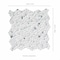 Msi Black And White Pebbles 11.42 In. X 11.42 In. Marble Mesh-Mounted Mosaic Tile, 10PK ZOR-MD-0102 - alternate 10