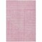 Homeroots 5' X 8' Pink And Ivory Geometric Washable Indoor Outdoor Area Rug 600847 - alternate 8