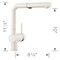 Blanco Linus Low Arc Pull-Out Dual-Spray Kitchen Faucet - White 526373 - alternate 5