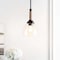 Jonathan Y Alys 7.63" Adjustable Rope-Wrap Modern Rustic Iron/Glass LED Pendant, Black JYL1103A - alternate 13