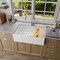 Kibi Pillar 33in Kitchen Farmhouse Fireclay Workstation Sink K2-SF33PIT - alternate 10