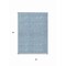 Homeroots 3' X 5' Denim Blue And Ivory Geometric Washable Indoor Outdoor Area Rug 614737 - alternate 9