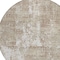 Homeroots 8' Taupe And Ivory Round Abstract Washable Indoor Outdoor Area Rug 598006 - alternate 8