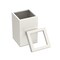 Gatco Modern Square 3 Gal. Wastebasket, Matte Pearl 1935 - alternate 4