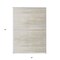 Homeroots 5' X 8' Linen Gray And Beige Striped Washable Indoor Outdoor Area Rug 597260 - alternate 9