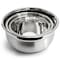 Oster Oswalt 3 Piece Mixing Bowl Set with Non-Slip Bases in Silver 141098.03 - alternate 6