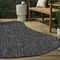 Jonathan Y Evan Modern Rustic Organic Curve Dark Gray 6 ft. x 9 ft. Indoor/Outdoor Shaped Area Rug SHP102B-6 - alternate 8