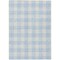Homeroots 9' X 12' Sky Blue And Gray Plaid Washable Indoor Outdoor Area Rug 595437 - alternate 9