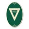 Signmission Yield, 12 Inch X 18 Inch Architectural Oval, Heavy Gauge Aluminum A-OV-G-1218-22695 - alternate 1