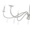 Z-Lite Toussant  Brushed Nickel 6 Light Chandelier 6103-45BN - alternate 7