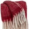 Homeroots Red Woven Acrylic Solid Color Reversable Throw 478538 - alternate 7