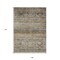 Homeroots 9' X 12' Brown Tan And Black Floral Washable Indoor Outdoor Area Rug 606180 - alternate 9