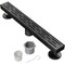 Hydroware Linear Shower Drain, C06 Matte Black, 24 Inches HYD-0007 - alternate 1