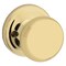 Kwikset Door Knob, Polished Brass, 138 to 134 in Thick Door, 214 in Strike 720J3CP6AL - alternate 5