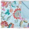 Homeroots 50" X 70" Blue and Brown Kantha Cotton Floral Throw Blanket with Embroidery 357557 - alternate 6