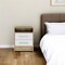 Homeroots 20" Wood Two Drawer Nightstand 477916 - alternate 4