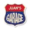 Signmission Juan's Garage, 18 Inch X 18 Inch, Plastic Sign SHI-P-18-383-JUAN - alternate 1