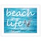 Homeroots Beach Life 3 White Framed Print Wall Art 415312 - alternate 1