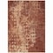 Homeroots 8' X 10' Orange Ikat Washable Indoor Outdoor Area Rug 576998 - alternate 8