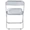 Leisuremod Lawrence Acrylic Folding Chair with Metal Frame, Clear, 4PK LF19CL4 - alternate 10