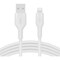 Belkin USB-A TO LTG, SILICONE, 2M, WHT CAA008BT2MWH - alternate 9