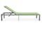 Leisuremod Marlin Patio Chaise Lounge Chair with Grey Aluminum Frame, Green MLGR-77G - alternate 9
