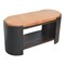 Homeroots 35in Brown Genuine Leather and Solid Wood Upholstered Storage Bench With Shelves 723434 - alternate 10