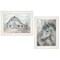 Homeroots Set Of Two TRUE Spirit Horses 1 White Framed Print Wall Art, 2PK 406142 - alternate 1